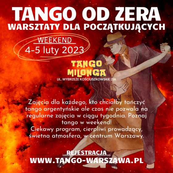 Tango OD ZERA w weekend