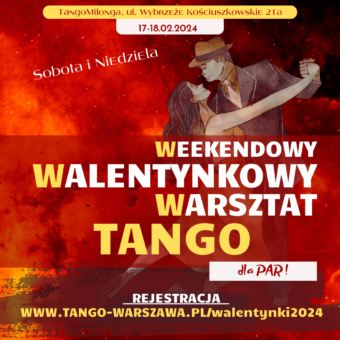 Tango Walentynki – weekendowy warsztat tańca dla Par